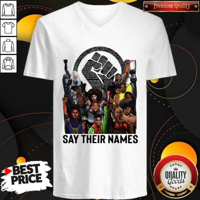 Pretty Heroes Black Live Matter Say Their Names V-neck