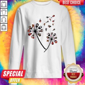 Pretty Horror Character Dandelion Flower Sweatshirt