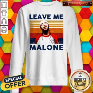 Alternative view of Pretty Leave Me Malone Vintage Shirt
