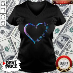 Pretty Mandalorian Heart Holo V-neck