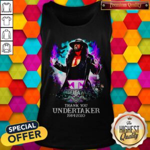 Thank You Undertaker 1984-2020 Tank Top