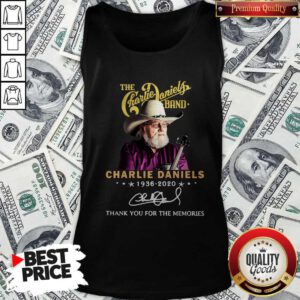 The Charlie Daniels Band 1936 2020 Thank You For The Memories Signature Tank Top