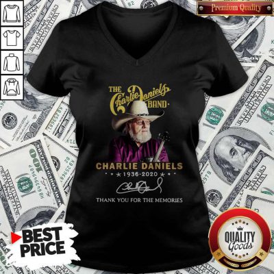 The Charlie Daniels Band 1936 2020 Thank You For The Memories Signature V-neck