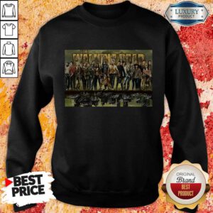 The Walking Dead Film Characters Signatures Sweatshirt