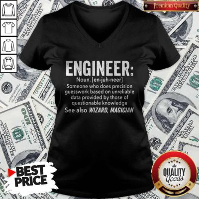 Top Engineer Noun See Also Wizard Magician V-neck