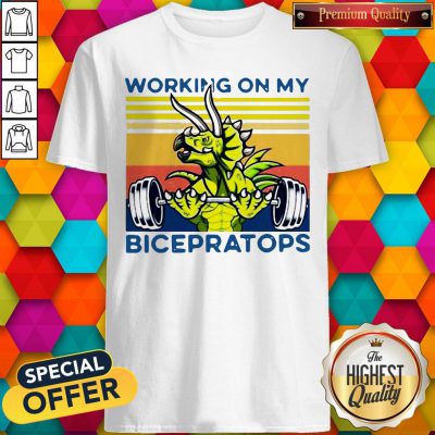 Working On My Bicepratops Vintage Shirt