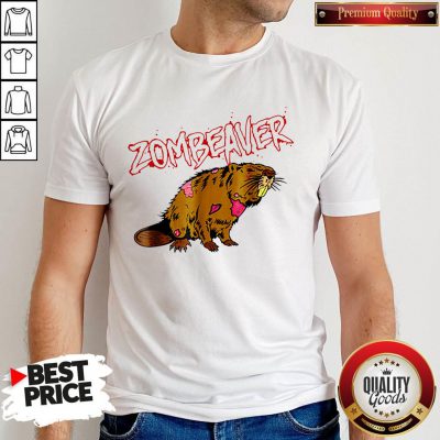 Zombie Animal Zombeaver Wild Life Halloween Tee Shirt