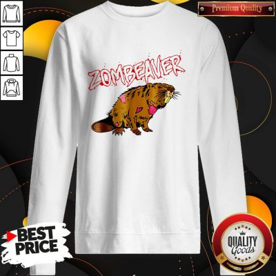 Zombie Animal Zombeaver Wild Life Halloween Tee Sweatshirt