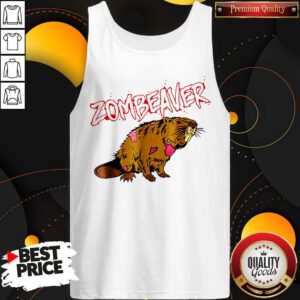Zombie Animal Zombeaver Wild Life Halloween Tee Tank Top