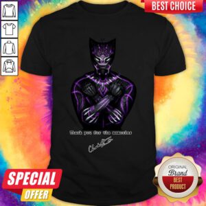 Actor Chadwick Boseman The Black Panther Marvel Shirt