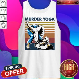 Alternative view of Awesome Murder Yoga Vintage Retro Shirt