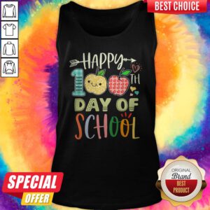 Alternative view of Cute Happy 100th Day Of School Apple Shirt