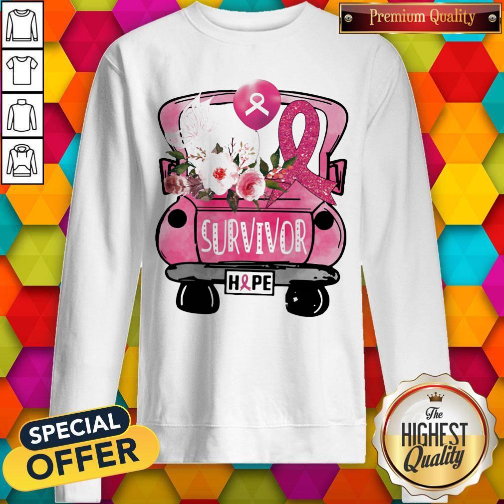 Cute Survivor Hope Breast Cancer Awareness Shirt - Image 5