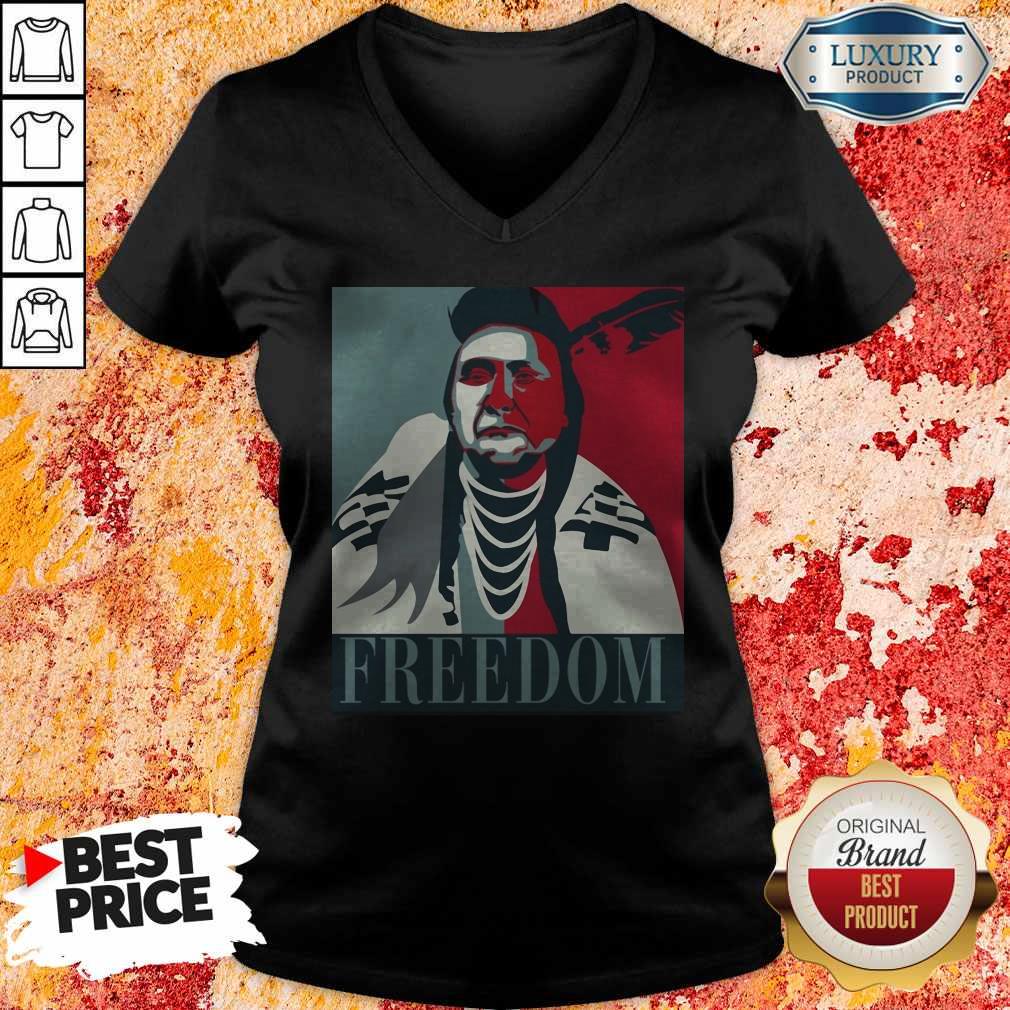 Funny Freedom Man Flag Shirt - Image 3