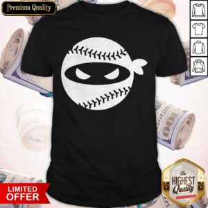 Funny Pitching Ninja Onesie Baseball Shirt