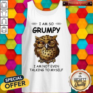 Alternative view of I Am So Grumpy I Am Not Even Talking To Myself Owl Shirt