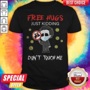 Jason Voorhees Chibi Free Hugs Just Kidding Don’t Touch Me Halloween Shirt