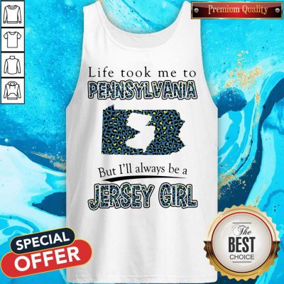 Alternative view of Life Took Me To Pennsylvania But I'll Always Be A Jersey Girl Map Shirt