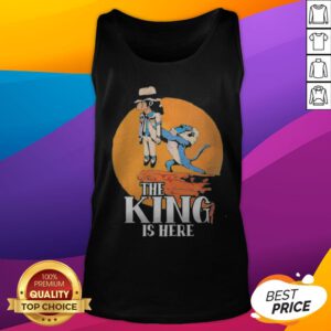 Alternative view of Michael Jackson The King Is Here The Lion King Shirt