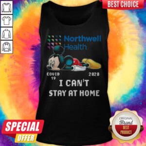 Alternative view of Mickey Mouse Northwell Health Covid 19 2020 I Can Stay At Home Shirt