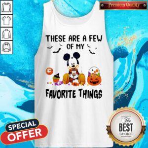 Alternative view of Mickey Mouse These Are A Few Of My Favorite Things Pumpkins Halloween Shirt