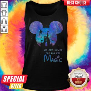 Alternative view of Mickey We Are Never Too Old For Magic Disney Palace Shirt