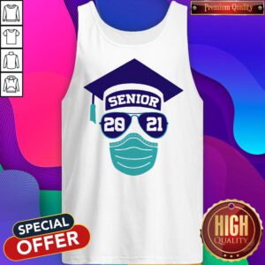 Alternative view of Nice Senior 2021 Sunglasses Mask Graduation Shirt