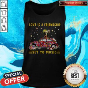 Alternative view of Official Love Is A Friendship Set To Music Elephant Hippie Shirt