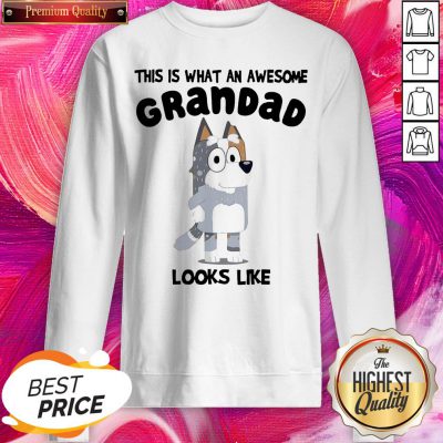 Official This Is What An Awesome Grandpa Bandit Heeler Looks Like Sweatshirt