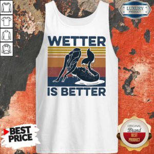 Alternative view of Official Wetter Is Better Mermaid Vintage Retro Shirt