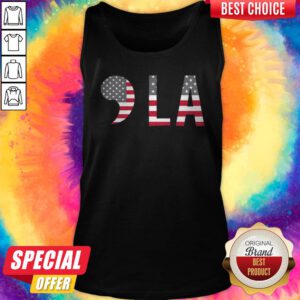 Alternative view of Premium COMMA LA 2020 American Flag Shirt
