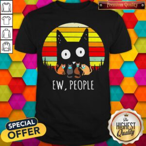 Premium Ew People Cat Vintage Retro Shirt