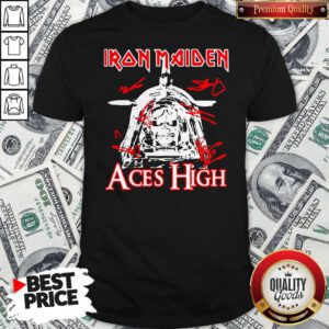 Premium Skeleton Iron Maiden Aces High Halloween Shirt