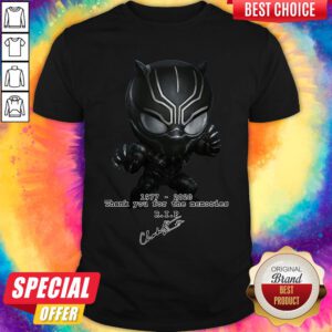 RIP Actor Chadwick Boseman Of Mavel Thank You For The Memories Shirt