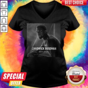 Alternative view of Rip Black Panther Recolution Rolling Stone Chadwick Boseman Shirt