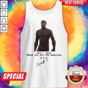Alternative view of Rip Black Panthers Chadwick Boseman 1977-2020 Shirt