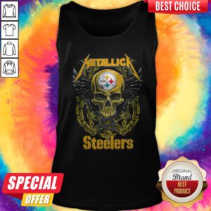 Alternative view of Skull Metallic Steelers Pittsburgh Halloween Shirt