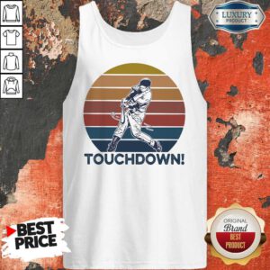 Alternative view of Top Touch Down! Soft Ball Vintage Retro Shirt