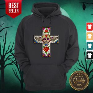 Jesus Sugar Skull Dia De Muertos Day Of Dead Hoodie
