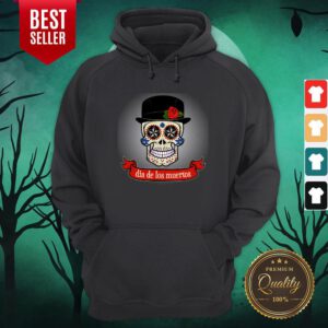 Gentlemen Sugar Skull Dia De Los Muertos Day Dead Hoodie