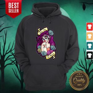 Feliz Dia De Muertos Pin-up Girl Hoodie