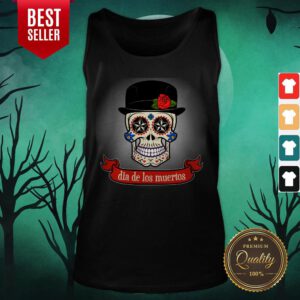 Gentlemen Sugar Skull Dia De Los Muertos Day Dead Tank Top
