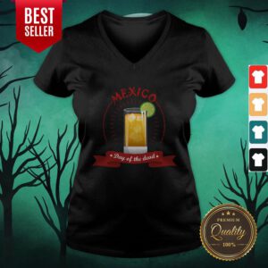Mexico Liqueur Lemon Day Of The Dead V-neck