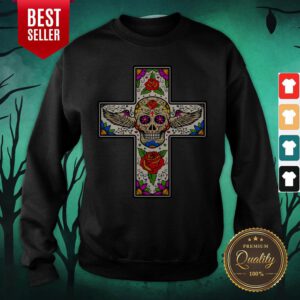 Jesus Sugar Skull Dia De Muertos Day Of Dead Sweatshirt