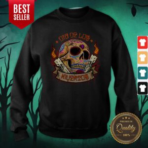Day Dead Dia De Los Muertos Sugar Skull Sweatshirt