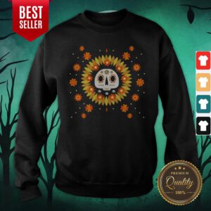 Sun Sugar Skull Dia De Los Muertos Day Dead Sweatshirt