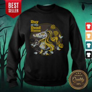 Day Of The Dead Horse Sugar Skull Sweatshirt