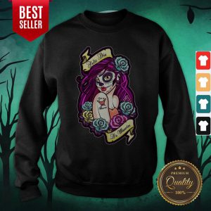 Feliz Dia De Muertos Pin-up Girl Sweatshirt