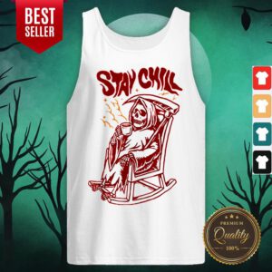 Alternative view of Awesome Stay Chill Death Drink Coffee Halloween Shirt