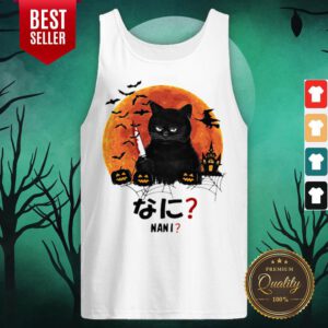 Alternative view of Cute Nani Cat Killer Moon Halloween Shirt